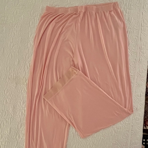 Latuza Bamboo Viscose Pink Sleep Pants - Picture 1 of 4